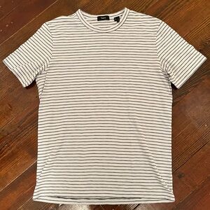 Theory Essential Striped Jersey Flame T-Shirt